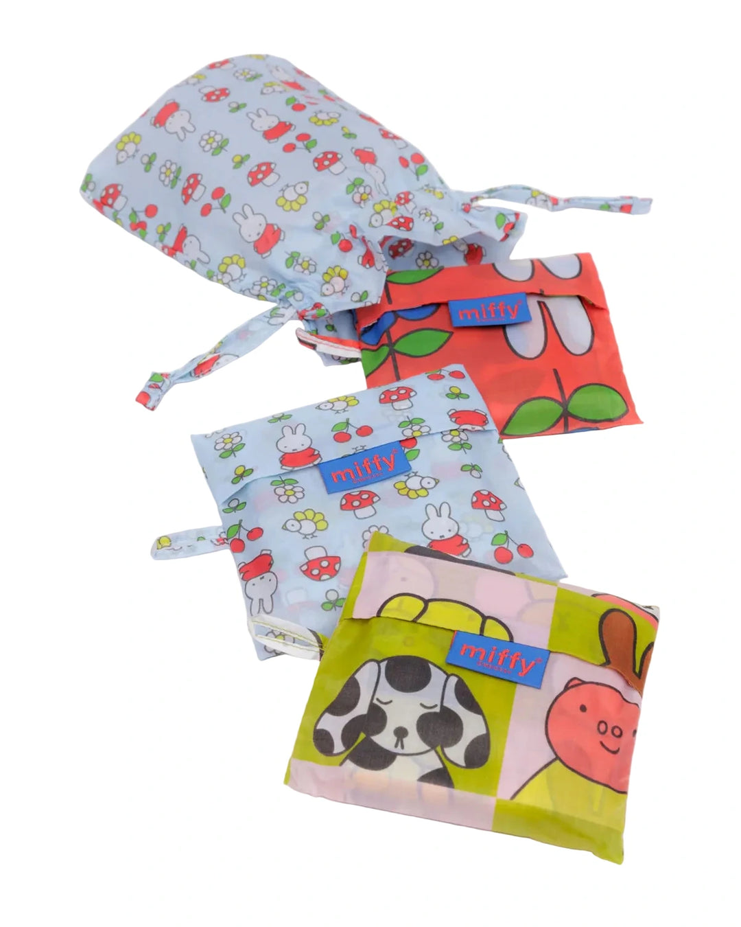 Baggu Miffy Standard Shopping Bag Set of 3