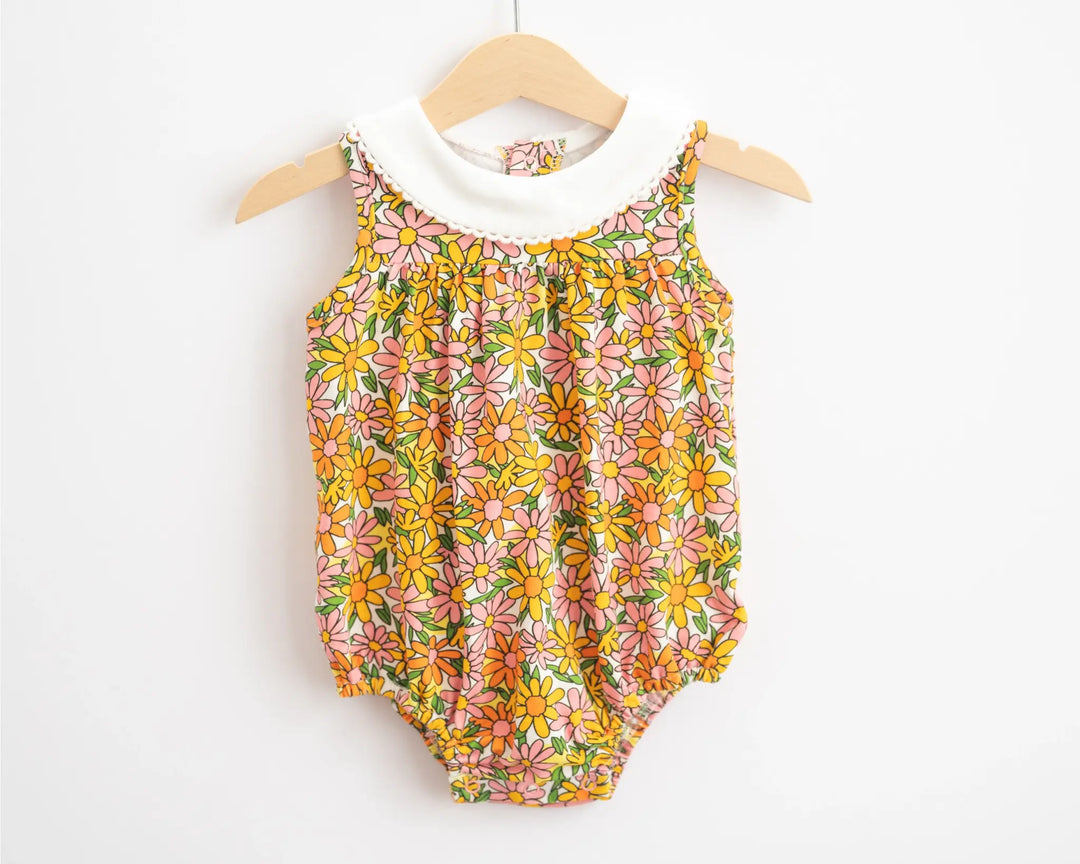 Sunshine Daisy Baby Girl Romper