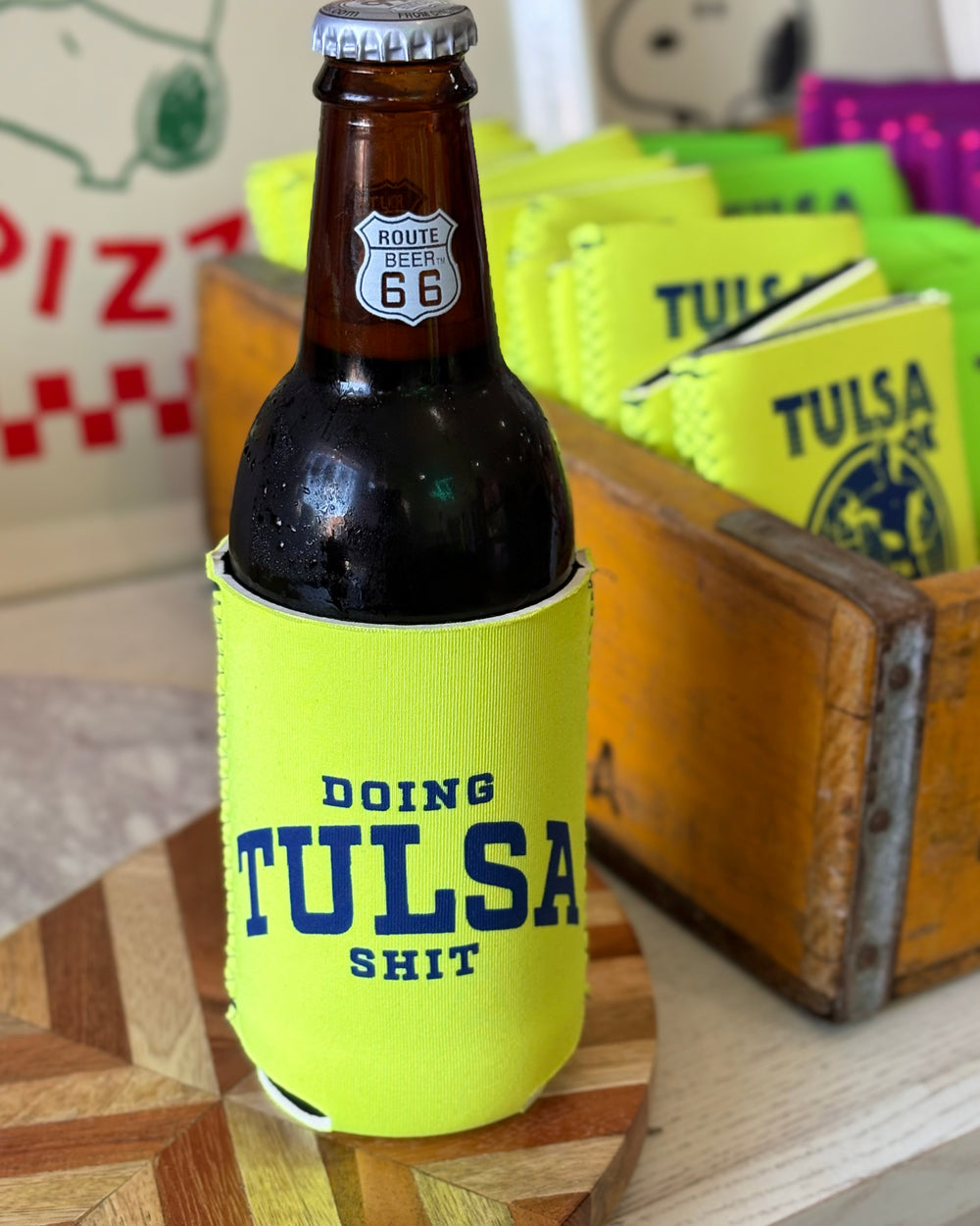 Doing Tulsa Shit Koozie