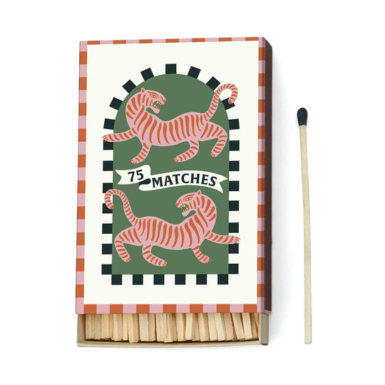 A Dopo Tiger Decorative Matches Set
