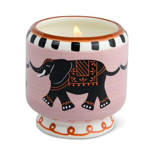 A Dopo 8oz Elephant Candle