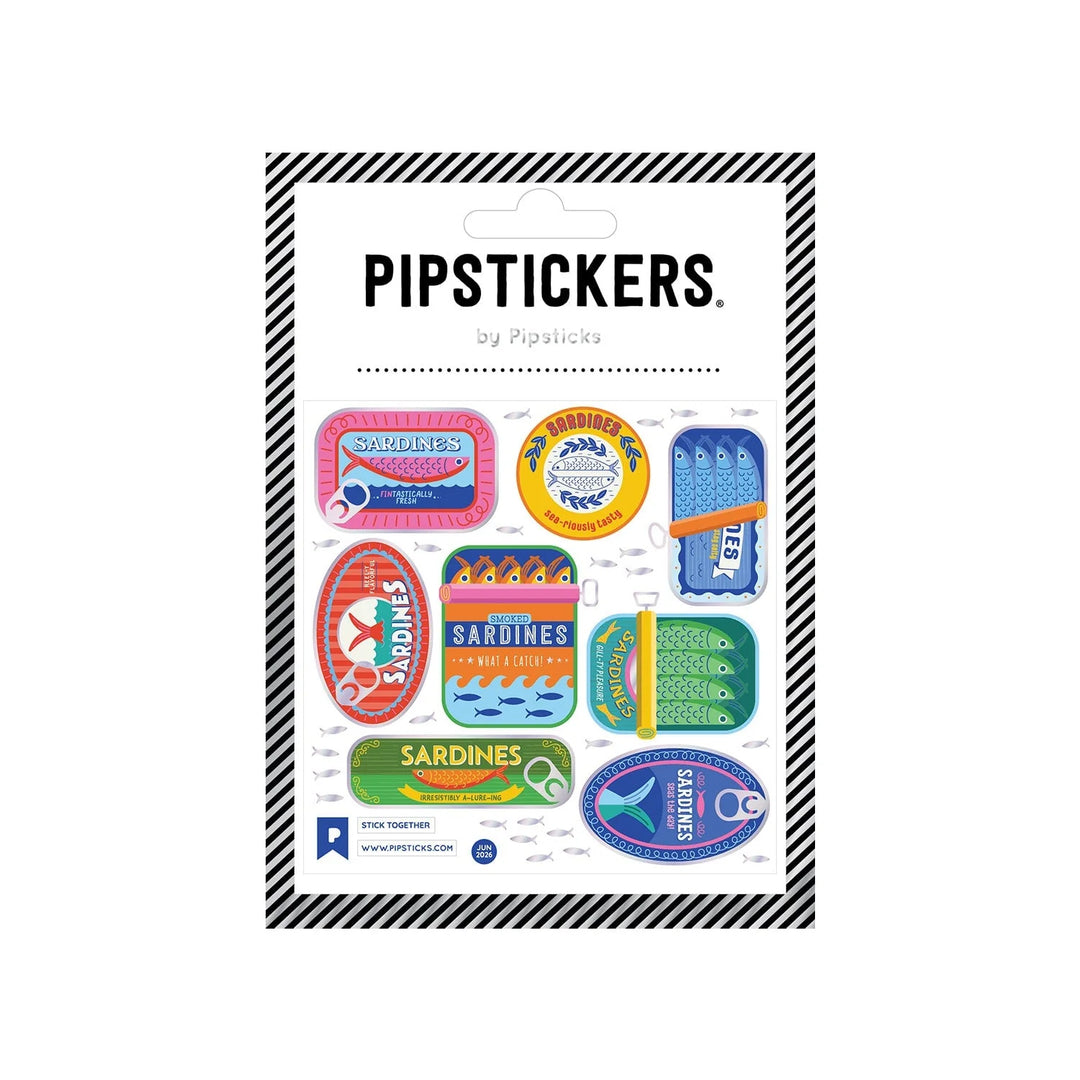 Stick Together Sardines Sticker Sheet