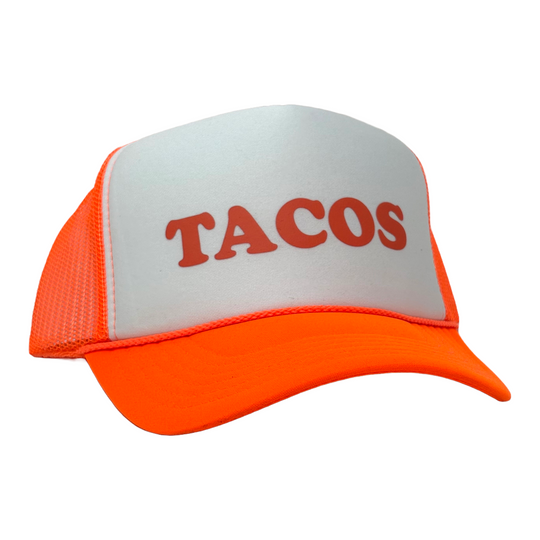 Tacos Orange Foam Hat
