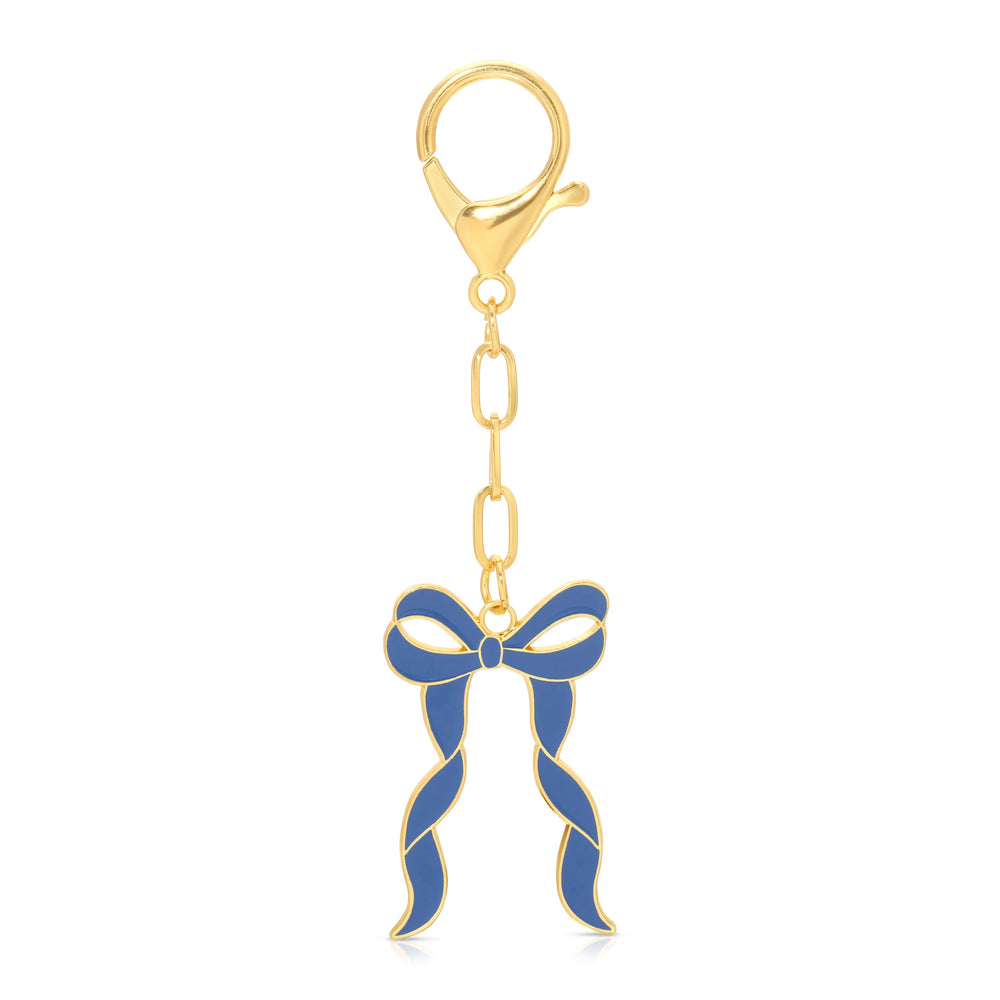 Bow Enamel Bag Charm