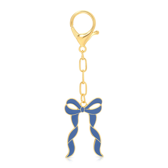 Bow Enamel Bag Charm