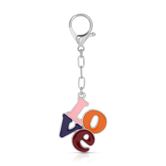 LOVE Enamel Bag Charm