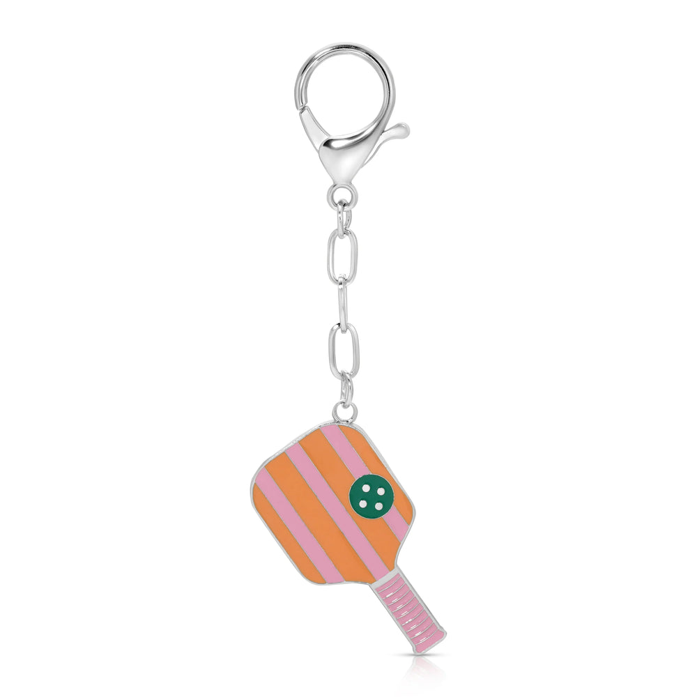 Pickleball Enamel Bag Charm