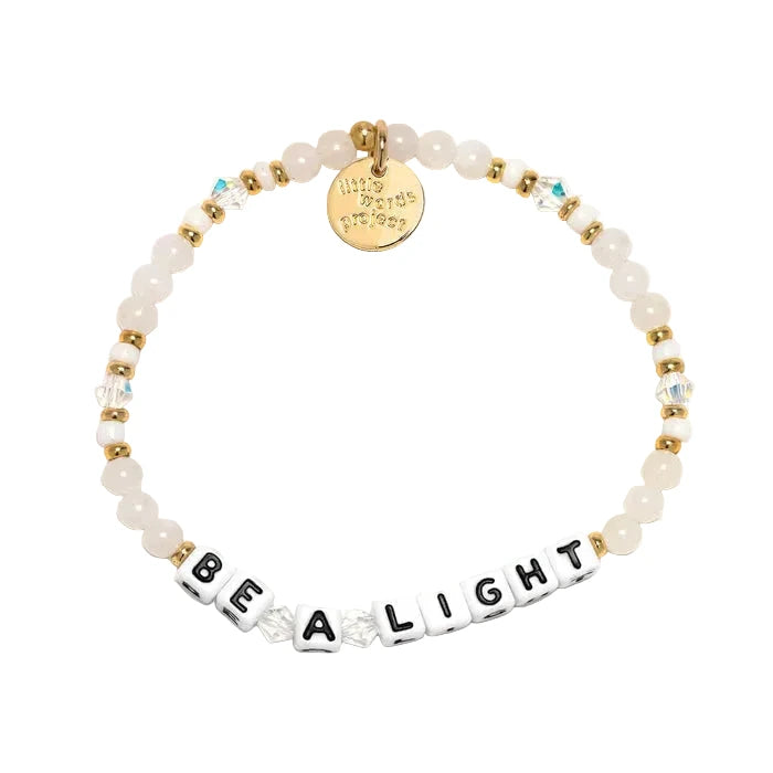 Be A Light Chandelier bracelet inspirational bracelet by Little Words Project