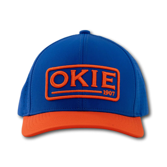 Oklahoma City basketball themed performance cap