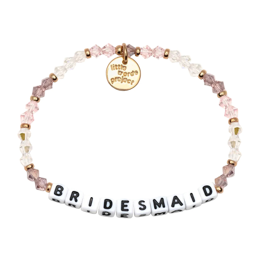 Bridesmaid Tie The Knot bracelet bridesmaid gift bracelet by Little Words Project