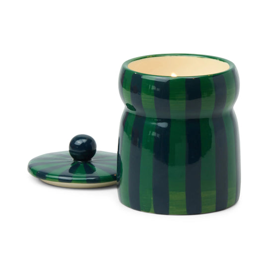Balsam Fir Green/Navy Cabana Candle
