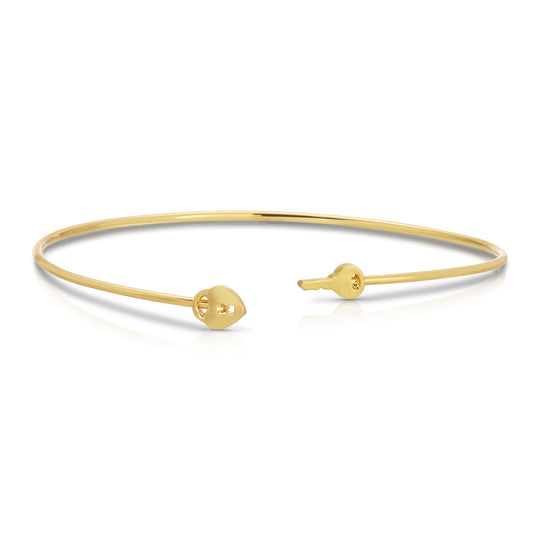 New Connection Cuff - Key To My Heart - Lock and Key