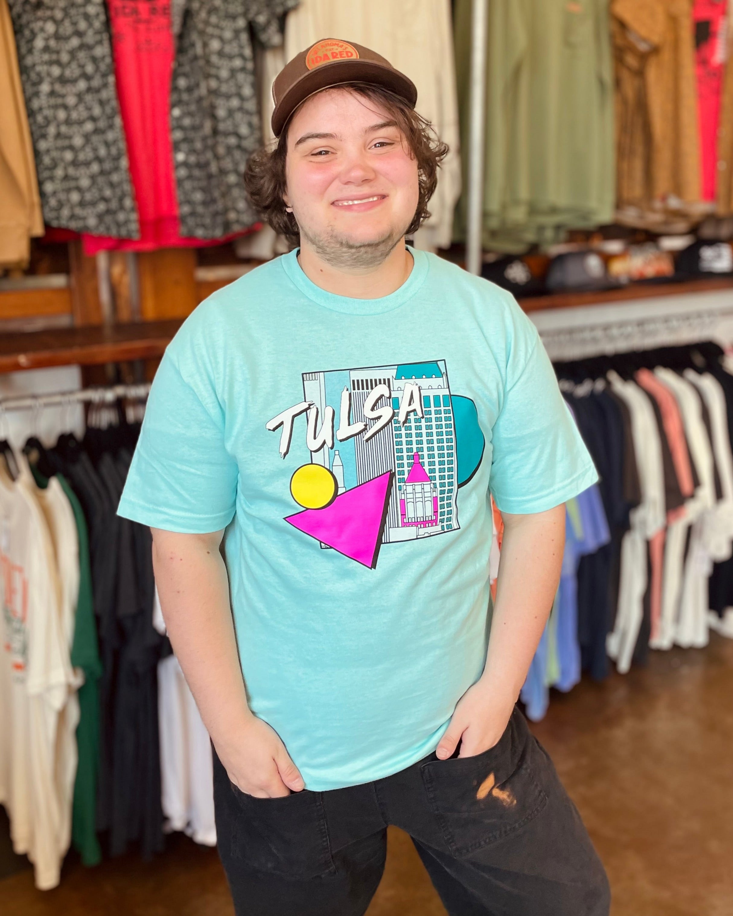 90's Tulsa Tshirt – Ida Red