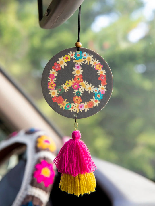Peace Sign Car Air Freshener