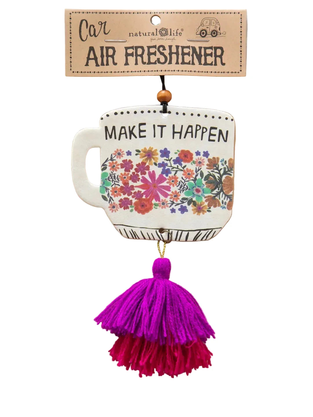 Make It Happen Coffee Mug Car Air Freshener