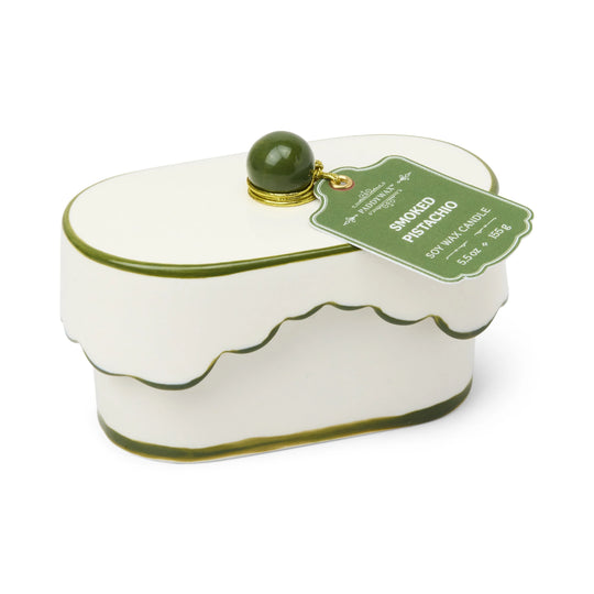 Smoked Pistachio Cherie Ceramic Candle