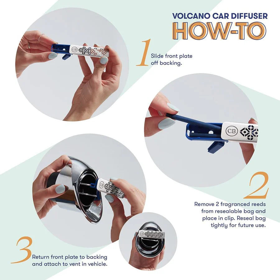 Capri Blue - Volcano Car Diffuser