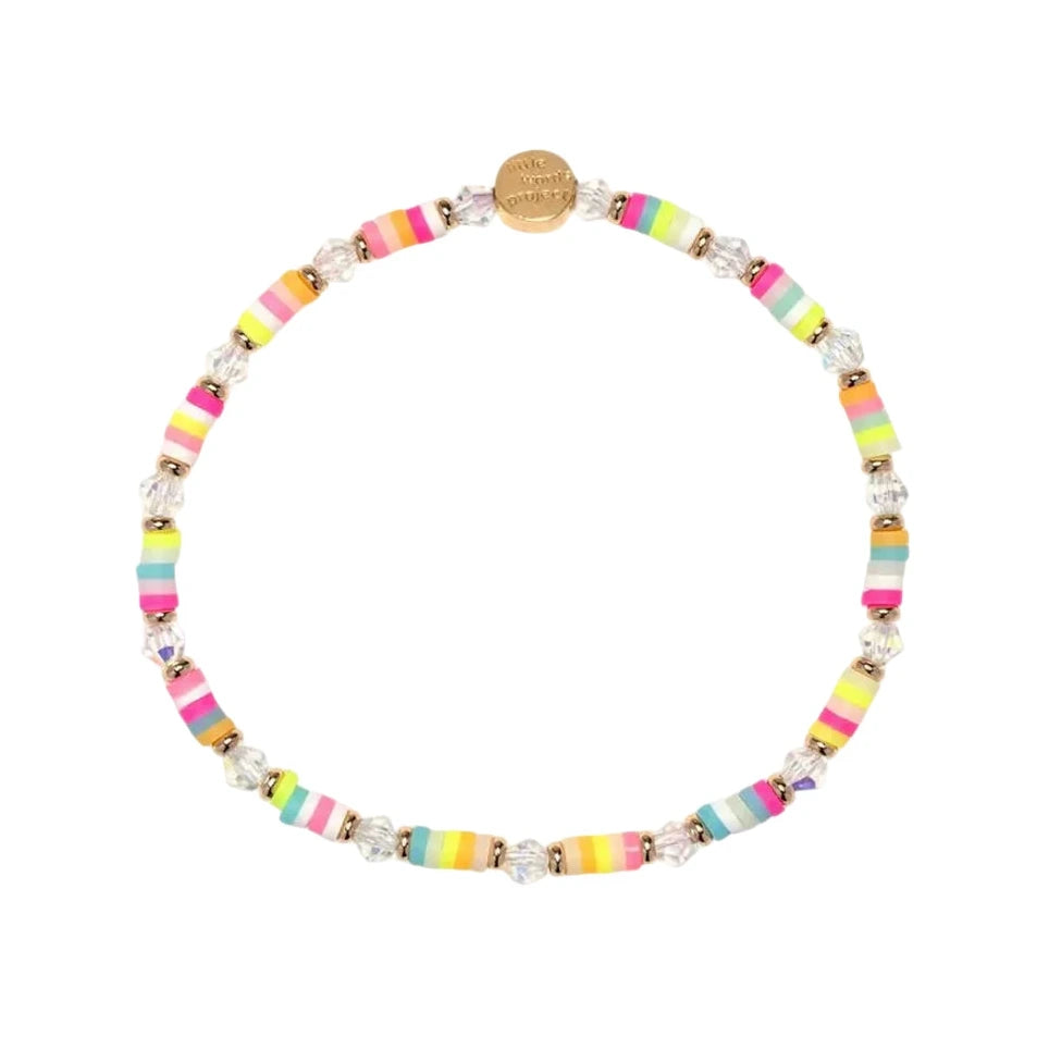 Confetti Base bracelet M/L colorful beaded bracelet by Little Words Project