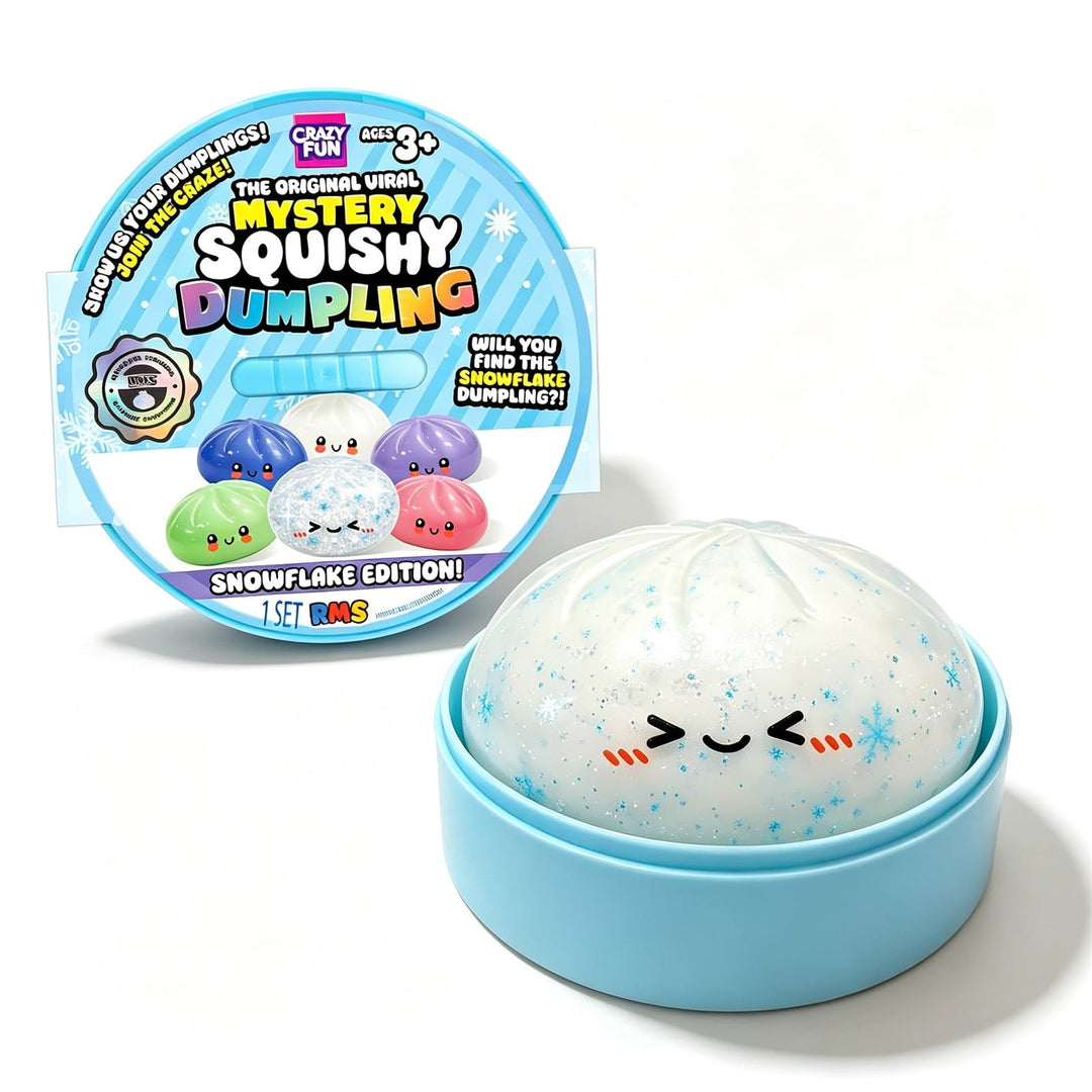 RMS Mystery Squishy Dumpling Bao Bun - Snowflake Edition
