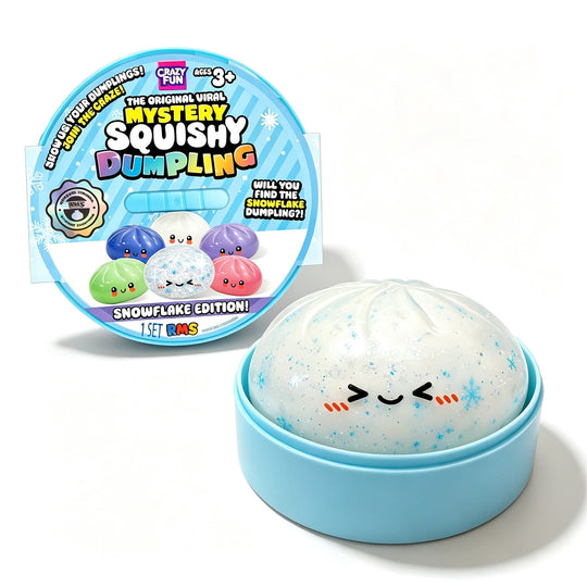 RMS Mystery Squishy Dumpling Bao Bun - Snowflake Edition
