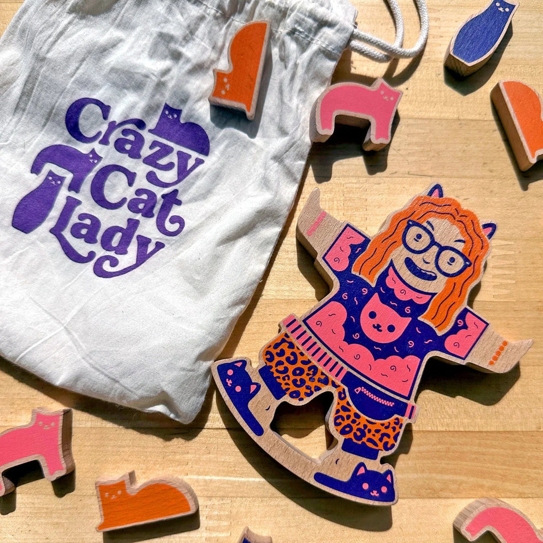 Crazy Cat Lady Stacking Game