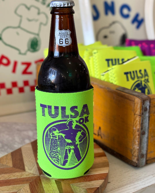 Tulsa Driller Koozie