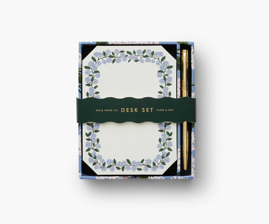 Hydrangea Note Writing Set
