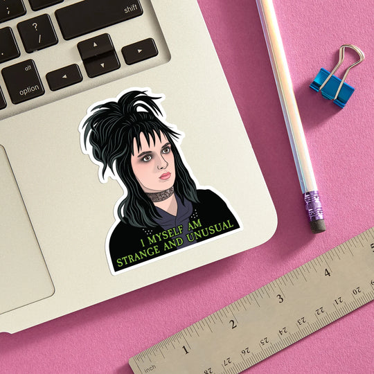 Lydia Strange and Unusual Sticker
