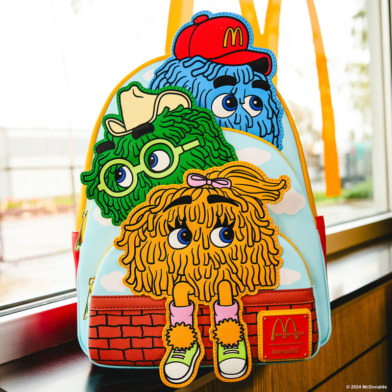 frye ivy nylon mini backpack McDonald's Fry Guys Triple Pocket Mini-Backpack