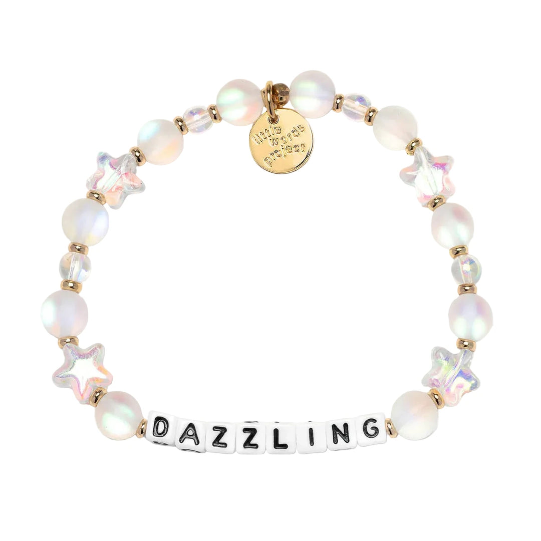 Dazzling Shiny Stars bracelet M/L sparkly star bracelet by Little Words Project