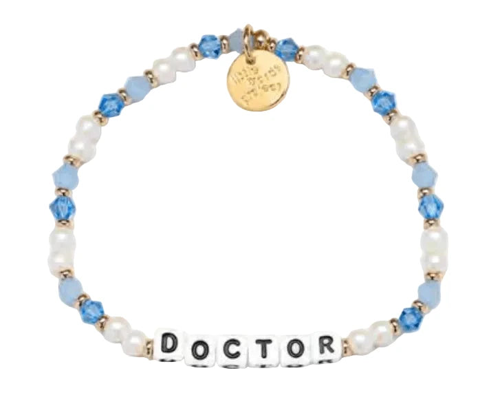Doctor Out Of The Blue bracelet S/M doctor gift bracelet by Little Words Project