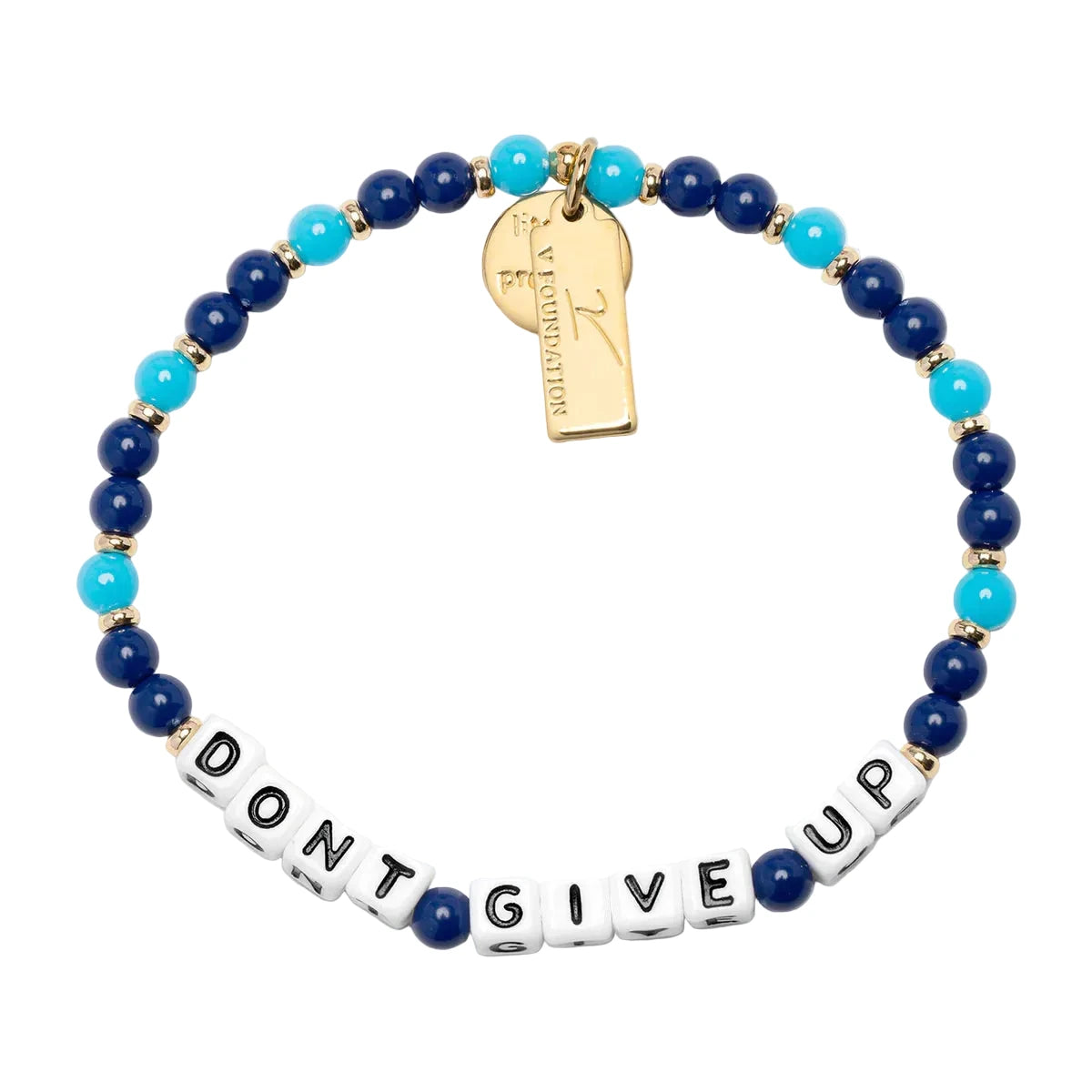 Dont Give Up V Foundation bracelet inspirational bracelet supporting V Foundation by Little Words Project