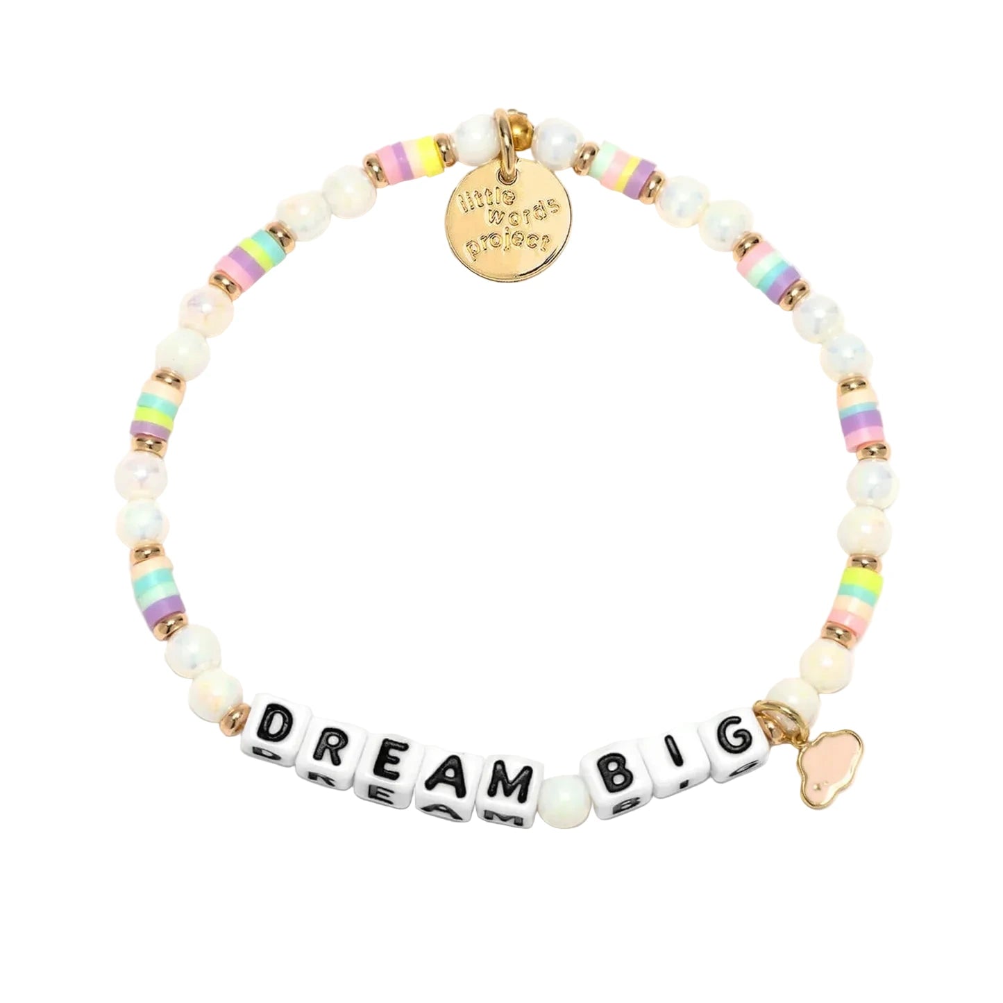 Dream Big Cloud bracelet M/L inspirational cloud bracelet by Little Words Project
