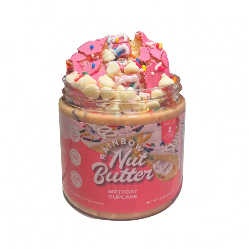 Birthday Cupcake Peanut Butter | Rainbow Nut Butter