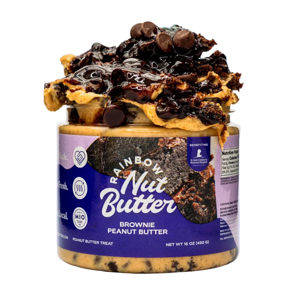 Brownie Chocolate Chip Peanut Butter | Rainbow Nut Butter