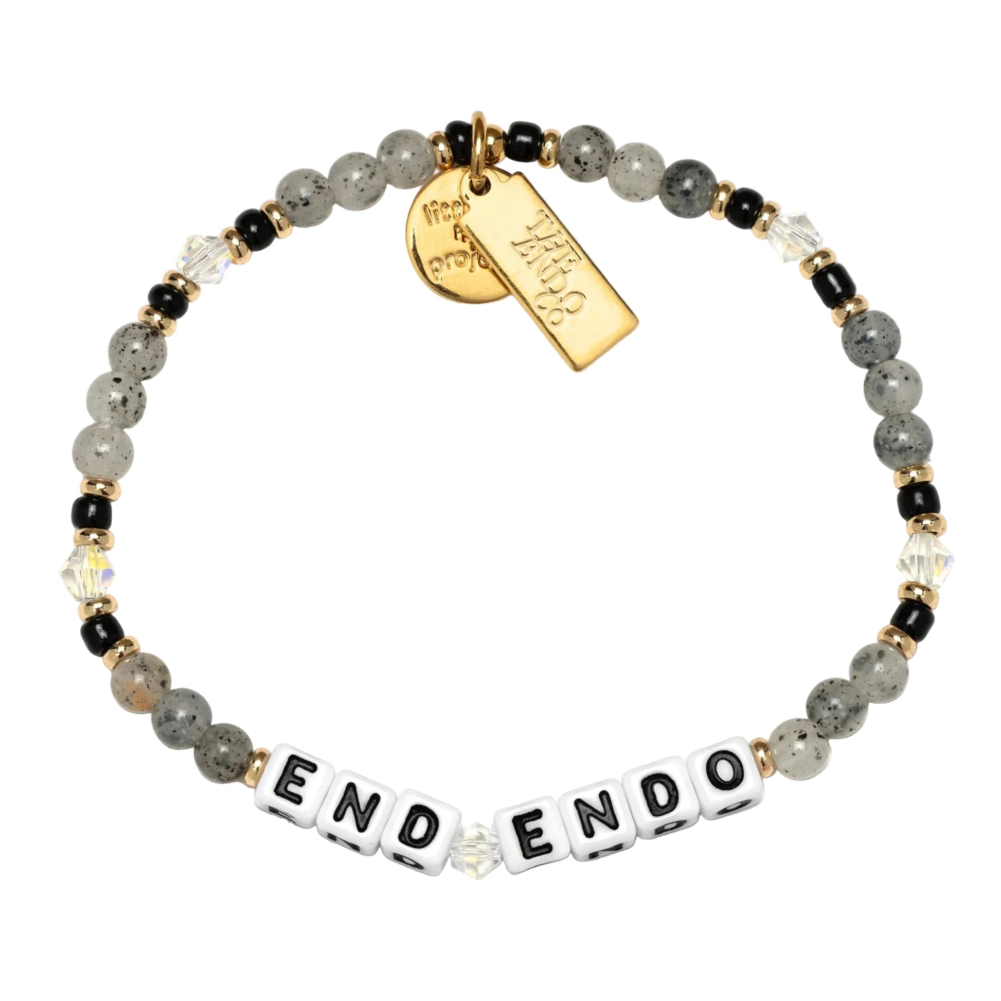 End Endo Endometriosis Coalition bracelet S/M awareness bracelet by Little Words Project
