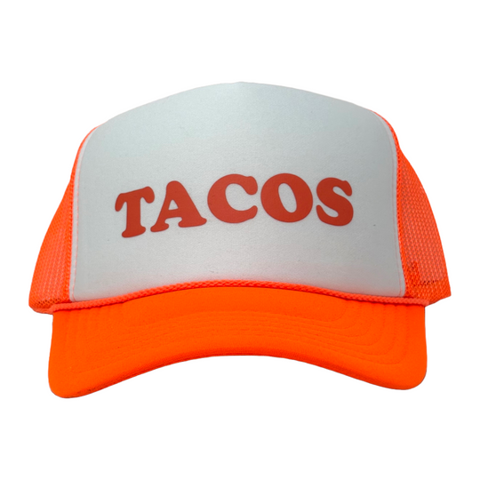 Tacos Orange Foam Hat