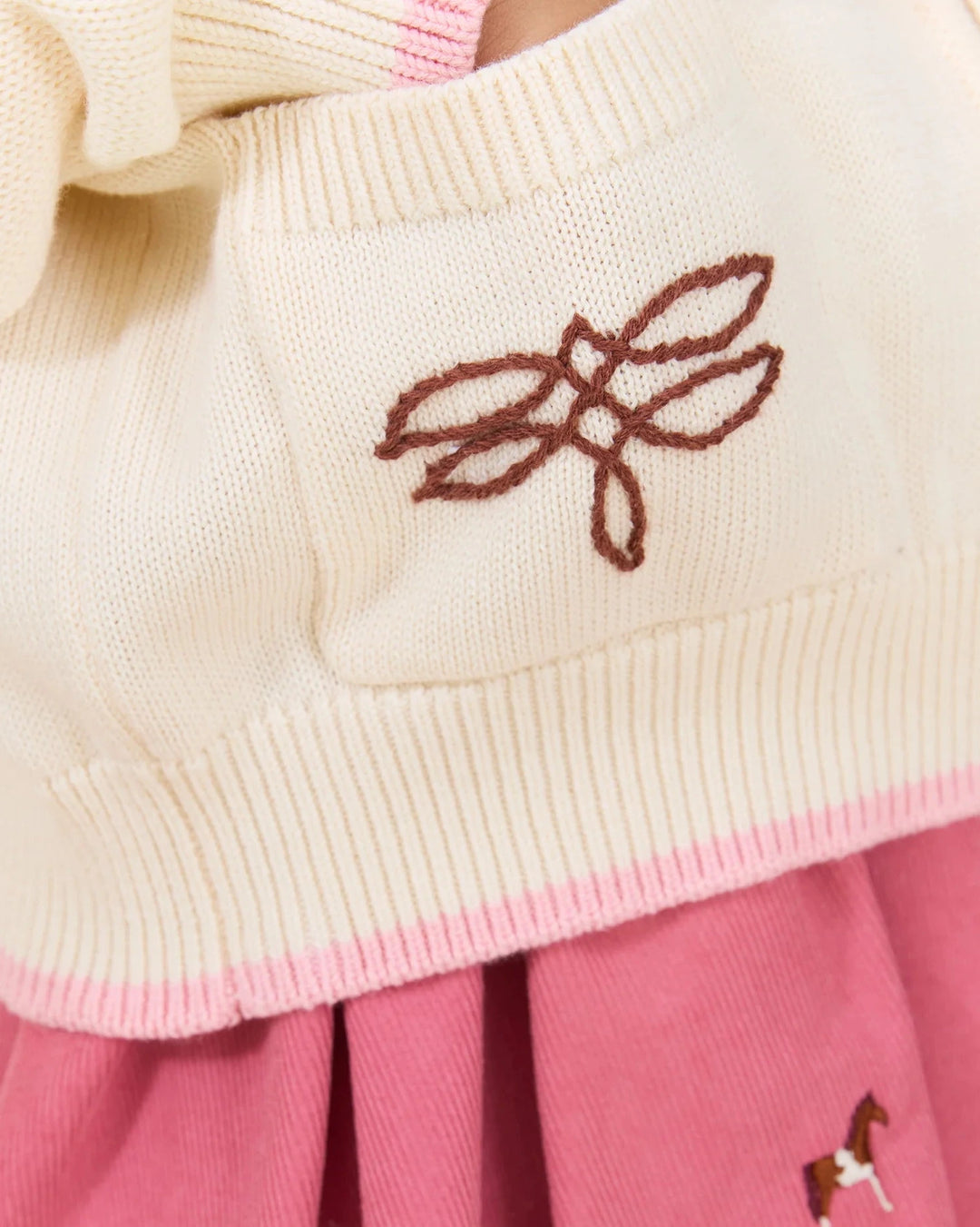Pink Chicken - Western Zip Sweater