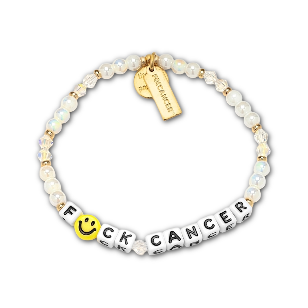 Fck Cancer bracelet M/L cancer awareness bracelet by Little Words Project