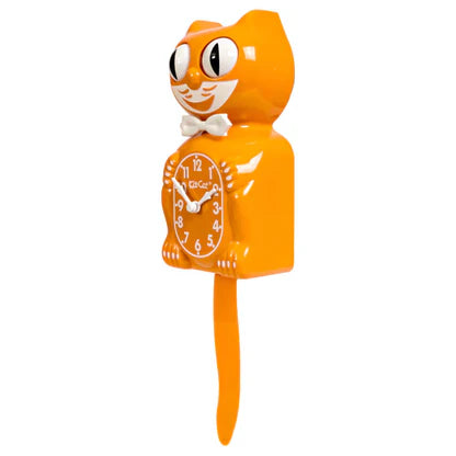 Kit Cat Klock Festival Orange Clock