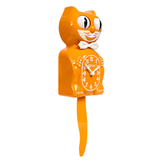 Kit Cat Klock Festival Orange Clock