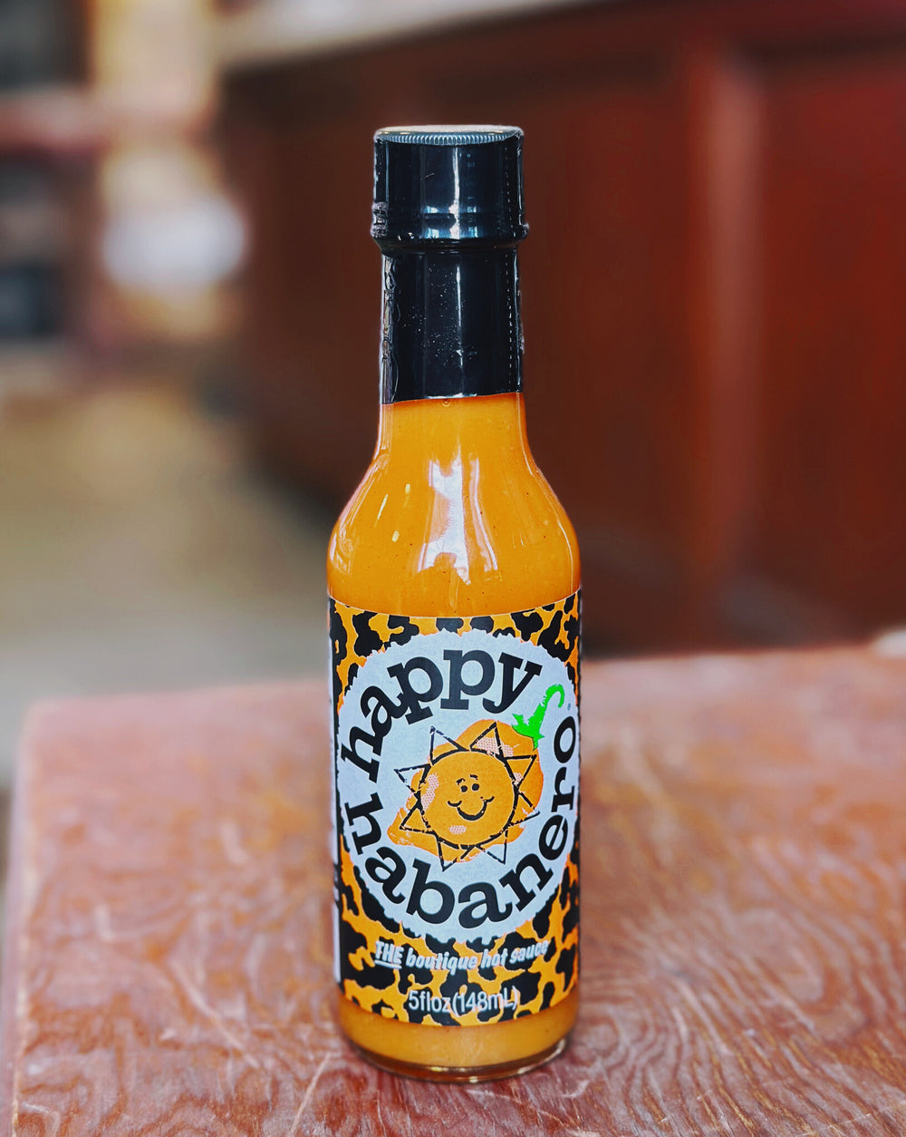 Spicy habanero pepper hot sauce made in Oklahoma