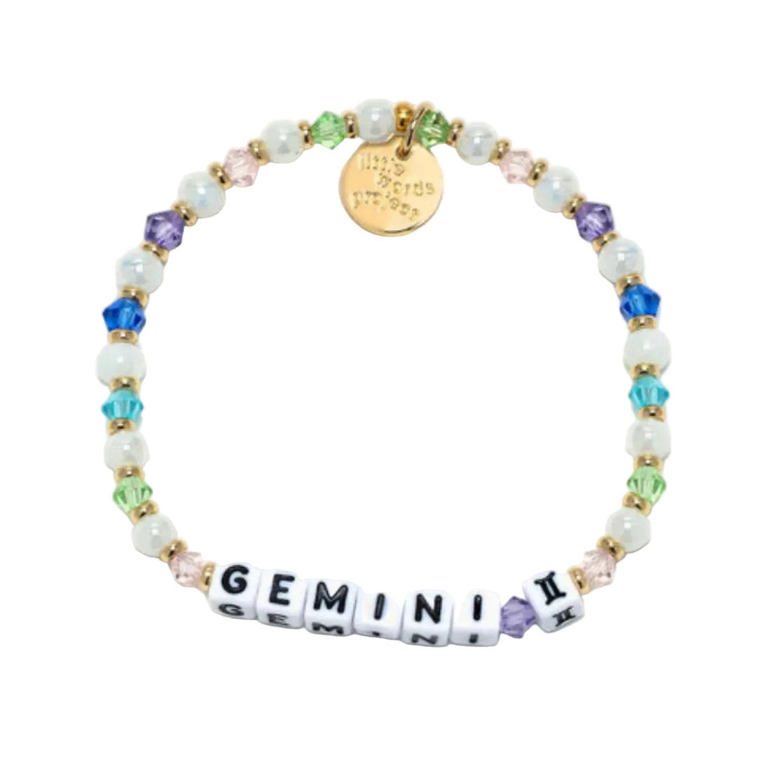 Gemini Twins bracelet zodiac Gemini bracelet by Little Words Project