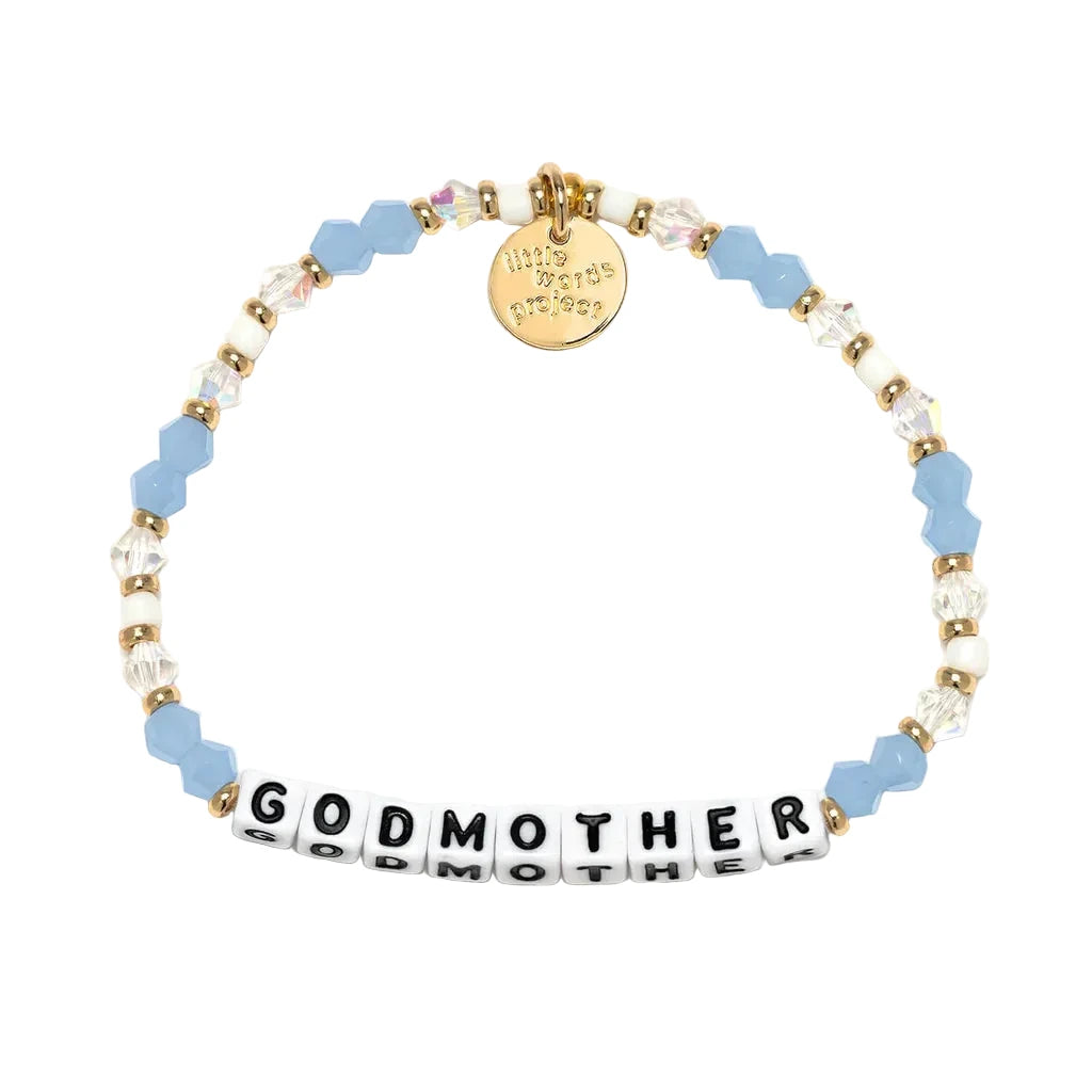 Godmother Morning Air bracelet S/M soft beaded bracelet by Little Words Project
