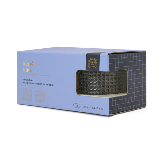 Lola Revolving Rocks Glass Set