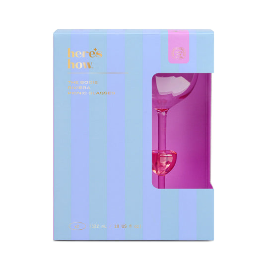Bodie Riviera Beach Glass Set in Lilac