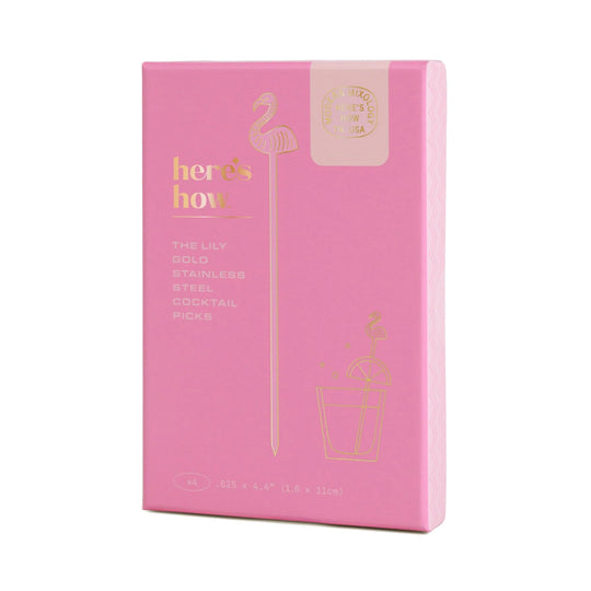 Lily Flamingo Cocktail Picks