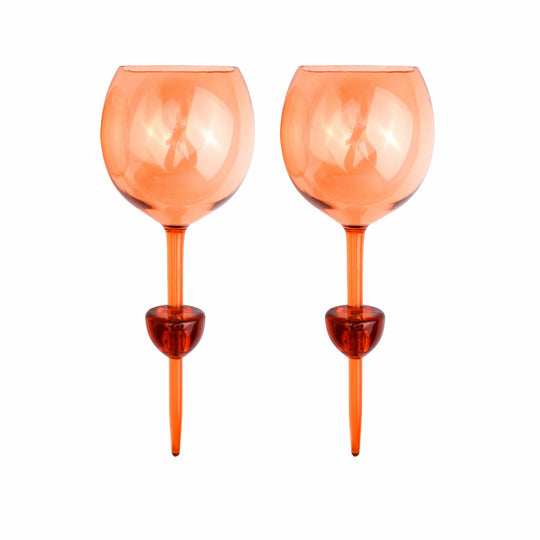 Bodie Riviera Beach Glass Set in Orange