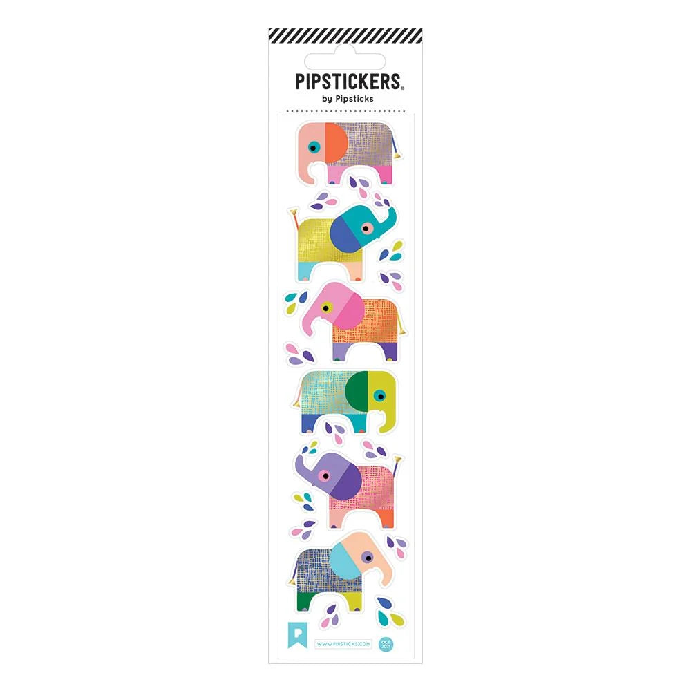 Playful Pachyderms Elephant Sticker Sheet