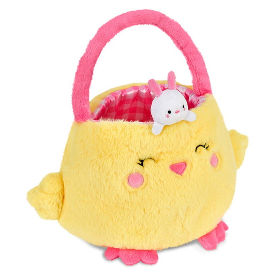 Hoppy Chick Plush Easter Basket